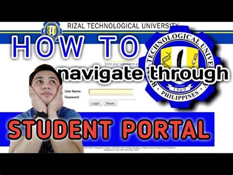 HOW TO NAVIGATE THROUGH STUDENT PORTAL OF RTU.